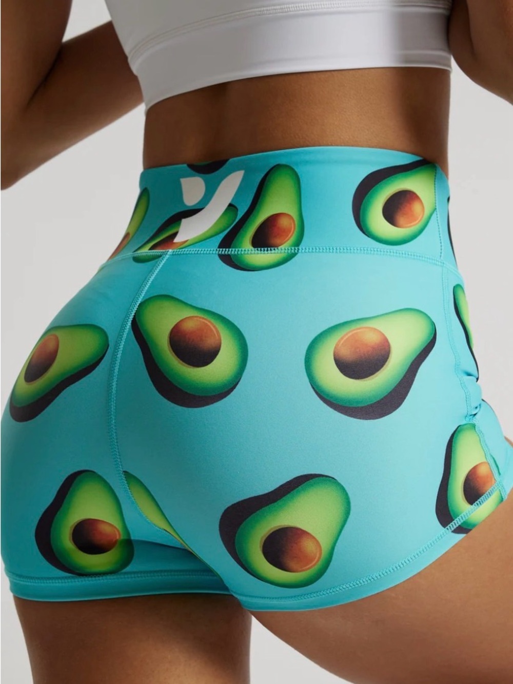 Voxy high performance shorts in their Holy Guacamole Avocado Print new with tag